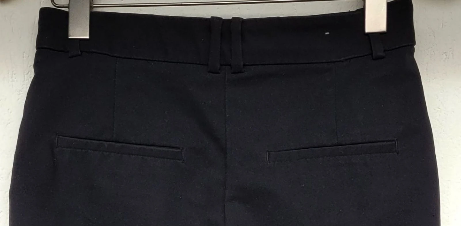 H&M Calça Preta TM/TFr38-Preta-Corte Justo e Cintura Elástica em BE – photo 7